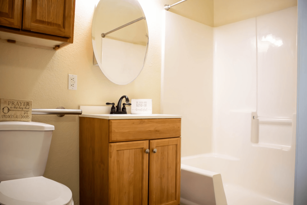 Bathroom in Assisted Living Apartments in Wichita Falls TX