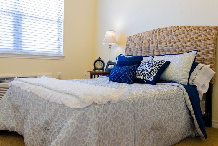 Cozy Bed Inside Assisted Living Apartment in Wichita Falls TX Cozy Bed Inside Assisted Living Apartment in Wichita Falls TX