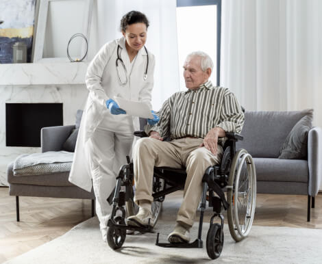 An Elderly Man Receiving Nursing Care in Assisted Living Facility Wichita Falls TX An Elderly Man Receiving Nursing Care in Assisted Living Facility Wichita Falls TX